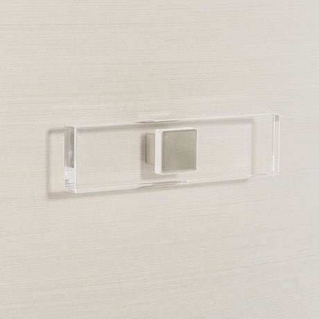 Axiom Linear White Nightstand - Ornate Home