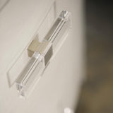 Axiom Linear White Nightstand - Ornate Home