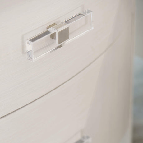 Axiom Linear White Nightstand - Ornate Home