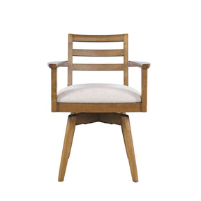 Axis Sable Ladder Back Swivel Chair (Set of 2) - Ornate Home