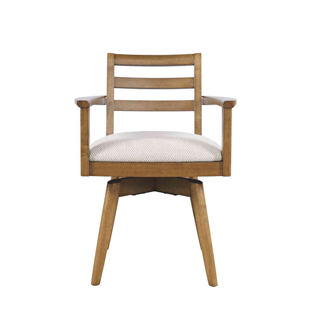 Axis Sable Ladder Back Swivel Chair (Set of 2) - Ornate Home