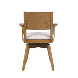Axis Sable Panel Back Swivel Chair (Set of 2) - Ornate Home