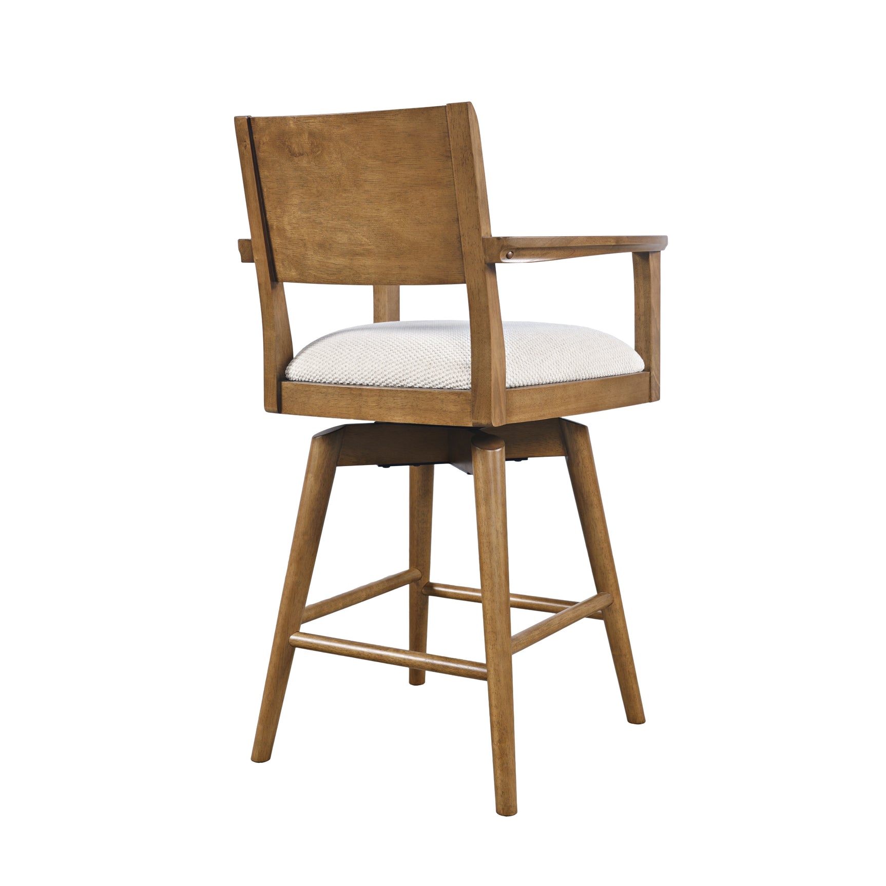 Axis Sable Panel Back Swivel Counter Stool (Set of 2) - Ornate Home