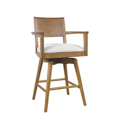 Axis Sable Panel Back Swivel Counter Stool (Set of 2) - Ornate Home