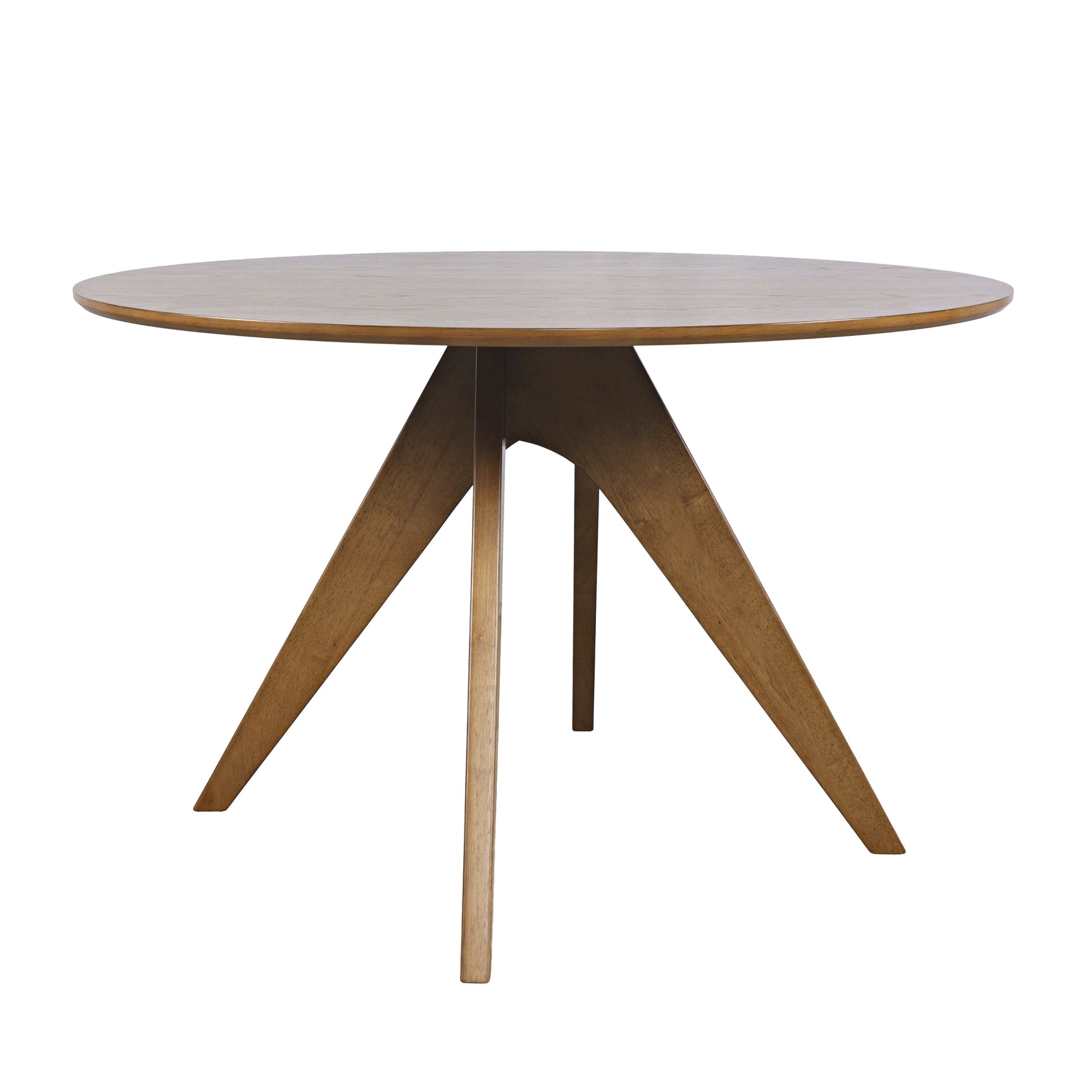 Axis Sable Round Dining Table w/ Panel Back Swivel Chair - Ornate Home