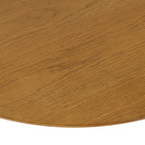 Axis Sable Round Dining Table w/ Panel Back Swivel Chair - Ornate Home