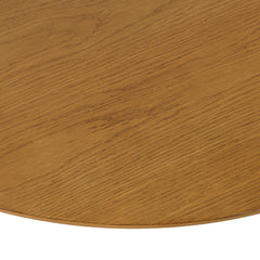 Axis Sable Round Dining Table w/ Panel Back Swivel Chair - Ornate Home
