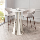 Axis White Bar Table - Ornate Home