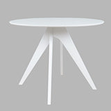 Axis White Round Counter Height Table - Ornate Home
