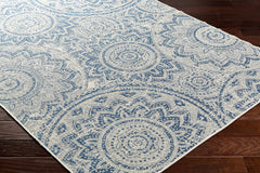 Ayala Blue Durable Outdoor Rug - Ornate Home