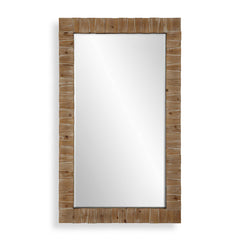 Ayanna Gray Washed Wood Mirror - Ornate Home