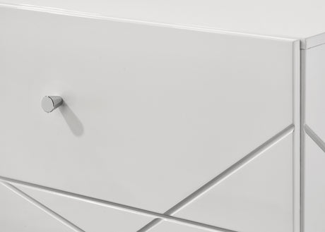 Ayla White Nightstand - Ornate Home