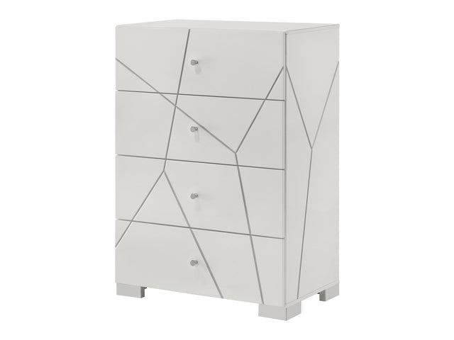 Ayla White Chest - Ornate Home