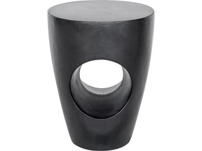 Aylard Black Outdoor Stool - Ornate Home