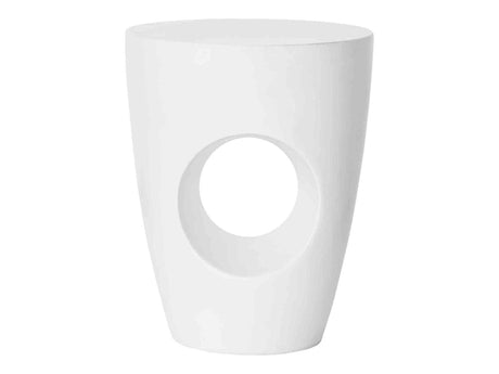 Aylard Cream White Outdoor Stool - Ornate Home