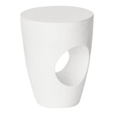 Aylard Cream White Outdoor Stool - Ornate Home