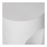 Aylard Cream White Outdoor Stool - Ornate Home