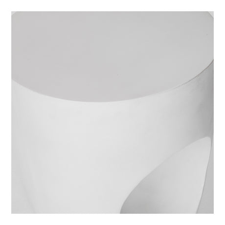 Aylard Cream White Outdoor Stool - Ornate Home