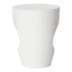 Aylard Cream White Outdoor Stool - Ornate Home
