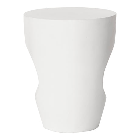 Aylard Cream White Outdoor Stool - Ornate Home