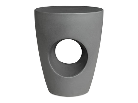 Aylard Dark Grey Outdoor Stool - Ornate Home