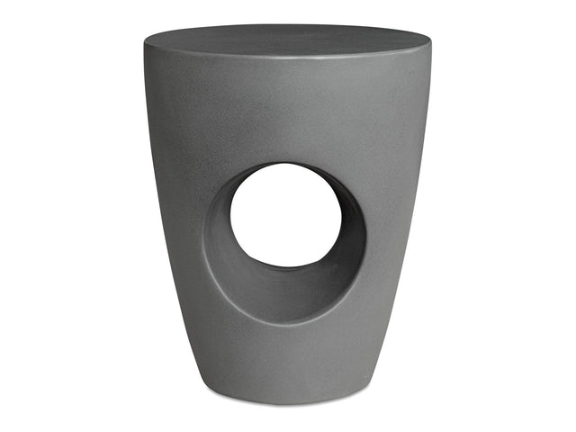 Aylard Dark Grey Outdoor Stool - Ornate Home