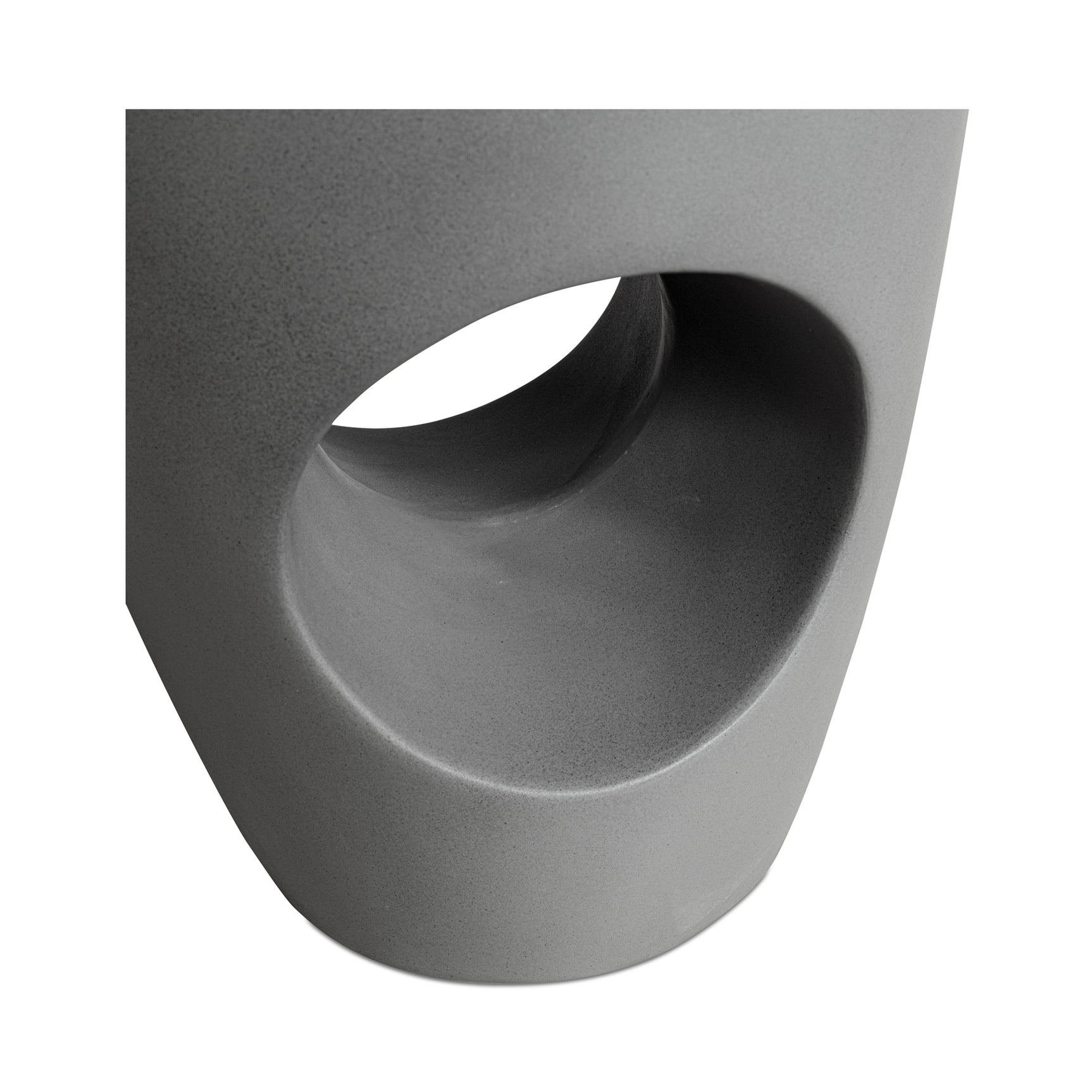 Aylard Dark Grey Outdoor Stool - Ornate Home