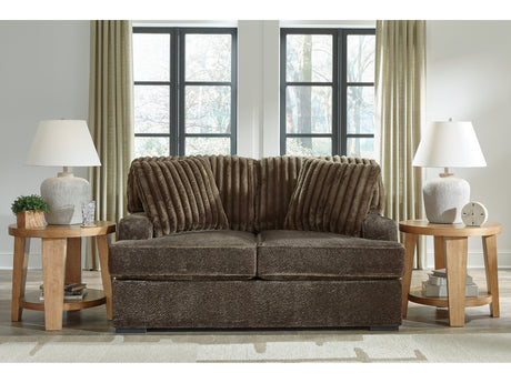 Aylesworth Brown Loveseat - Ornate Home