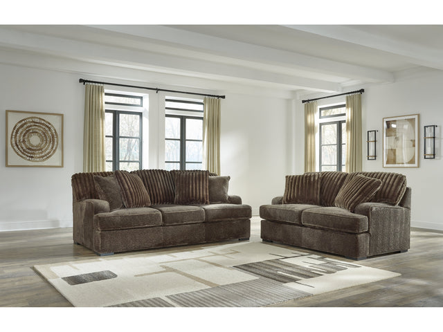 Aylesworth Chocolate Sofa & Loveseat - Ornate Home
