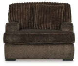 Aylesworth Chocolate Sofa, Loveseat and Oversized Chair - Ornate Home