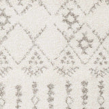 Aylett Beige Trellis Shag Rug - Clearance - Ornate Home