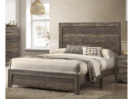 Aylsworth Dark Brown Queen Bed - Ornate Home