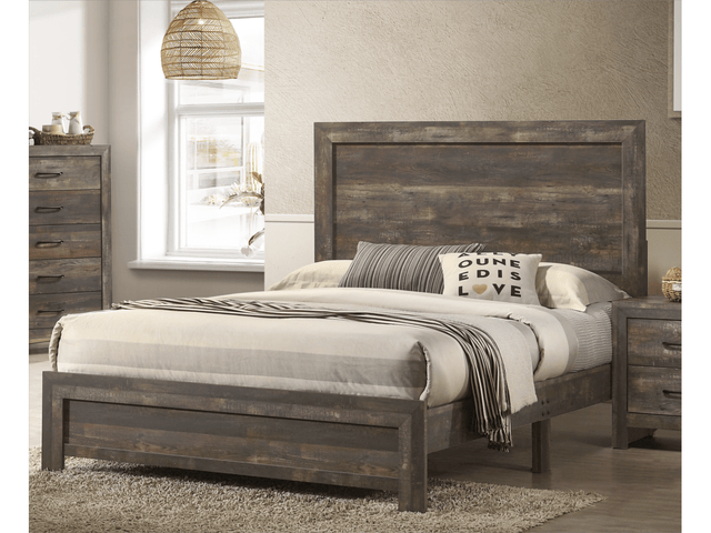 Aylsworth Dark Brown Queen Bed - Ornate Home