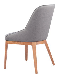 Ayr Slate Gray Dining Chair (Set of 2) - Ornate Home