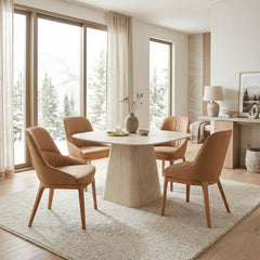 Ayr Tan Dining Chair (Set of 2) - Ornate Home