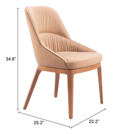 Ayr Tan Dining Chair (Set of 2) - Ornate Home