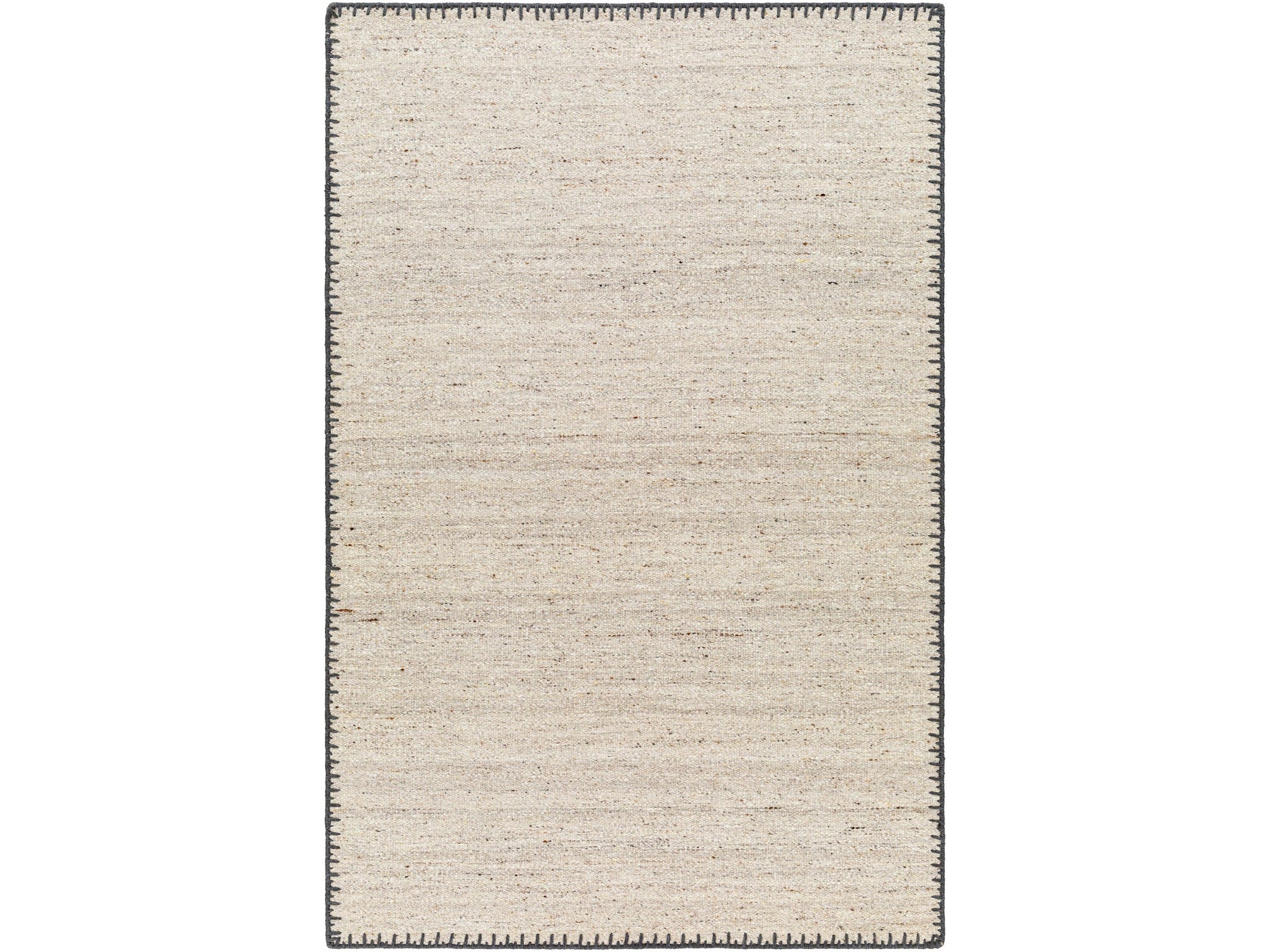 Ayumu Beige Hand Woven Wool Area Rug - Ornate Home