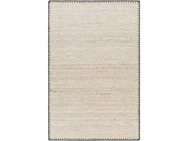 Ayumu Beige Hand Woven Wool Area Rug - Ornate Home