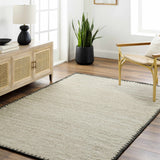 Ayumu Beige Hand Woven Wool Area Rug - Ornate Home
