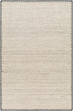 Ayumu Beige Hand Woven Wool Area Rug - Ornate Home