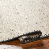 Ayumu Beige Hand Woven Wool Area Rug - Ornate Home