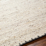 Ayumu Beige Hand Woven Wool Area Rug - Ornate Home