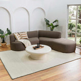 Ayumu Off White Hand Woven Wool Area Rug - Clearance - Ornate Home