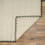 Ayumu Off White Hand Woven Wool Area Rug - Ornate Home