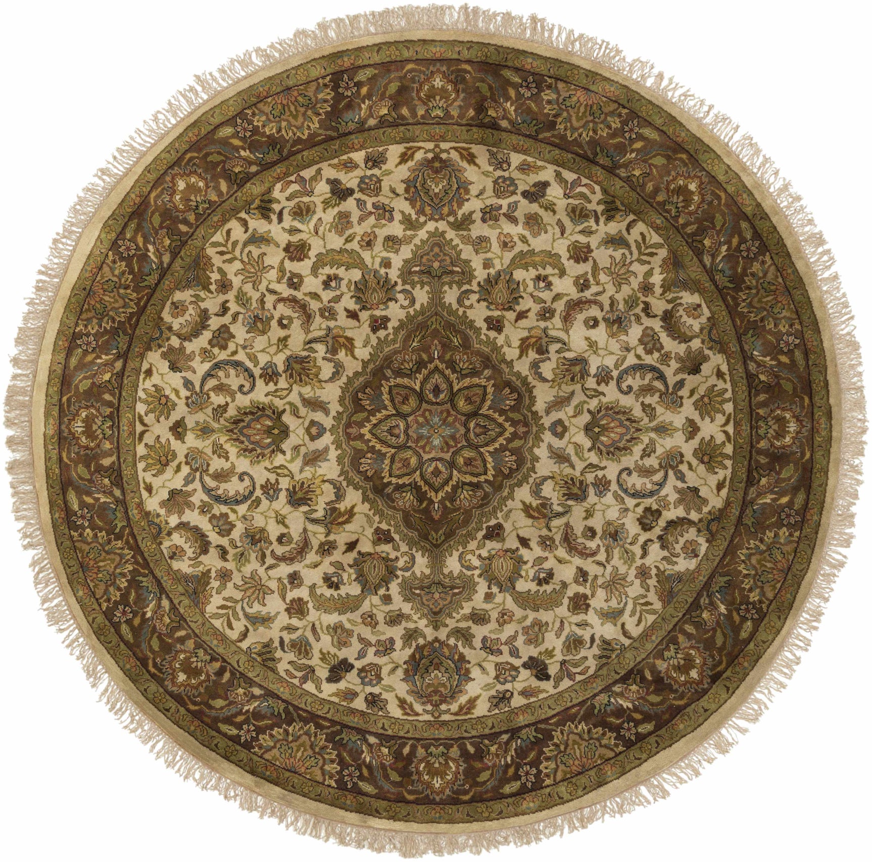 Azalia Premium Wool 8' Round Rug - Clearance - Ornate Home