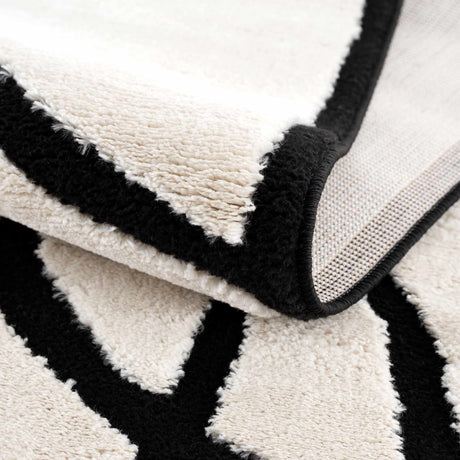 Azana Black & White Area Rug - Ornate Home