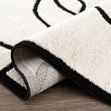 Azana Black & White Area Rug - Ornate Home