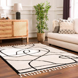 Azana Black & White Area Rug - Ornate Home