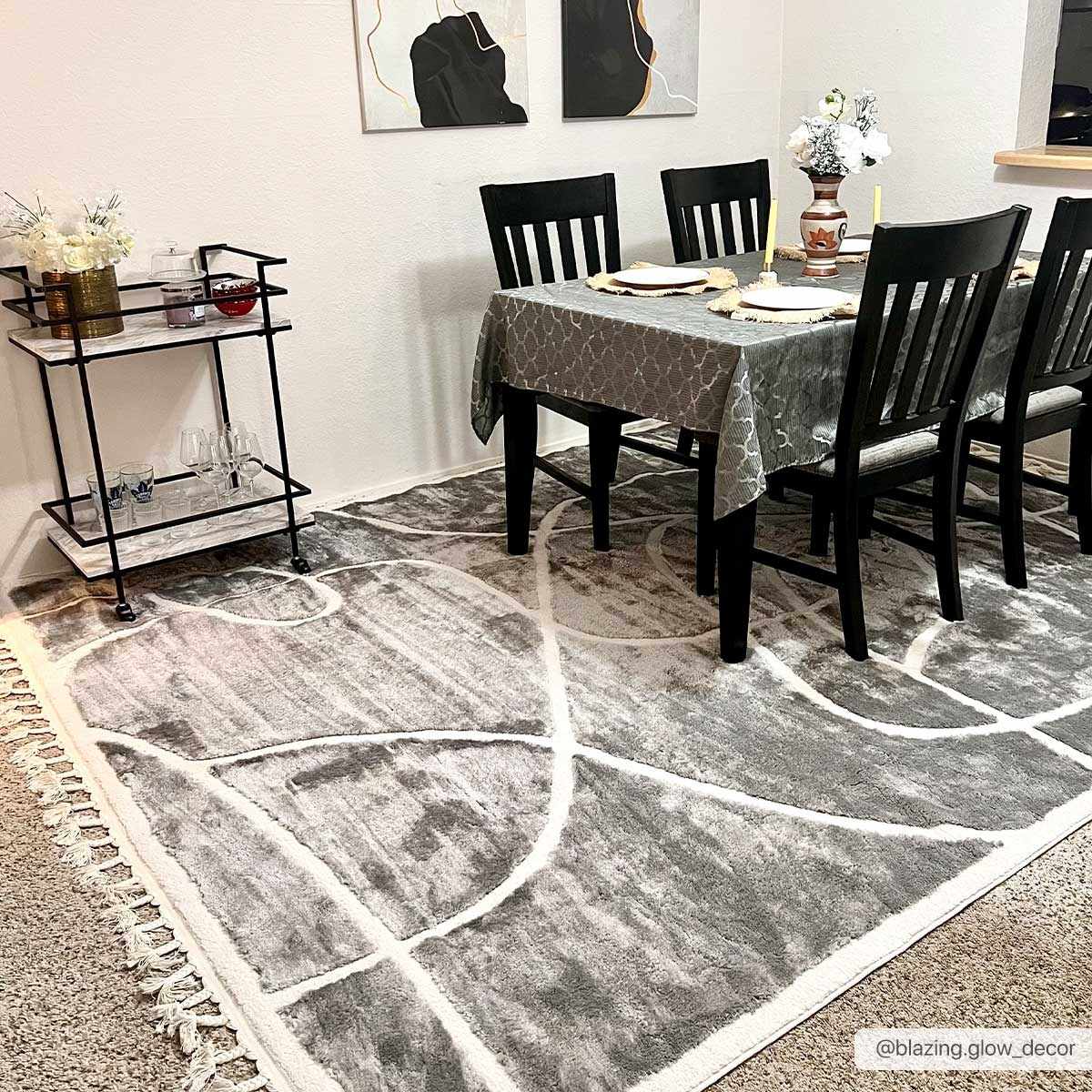 Azana Modern Gray Area Rug - Clearance - Ornate Home