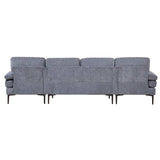 Azariah U Shape 3pc Sectional Sofa - Ornate Home